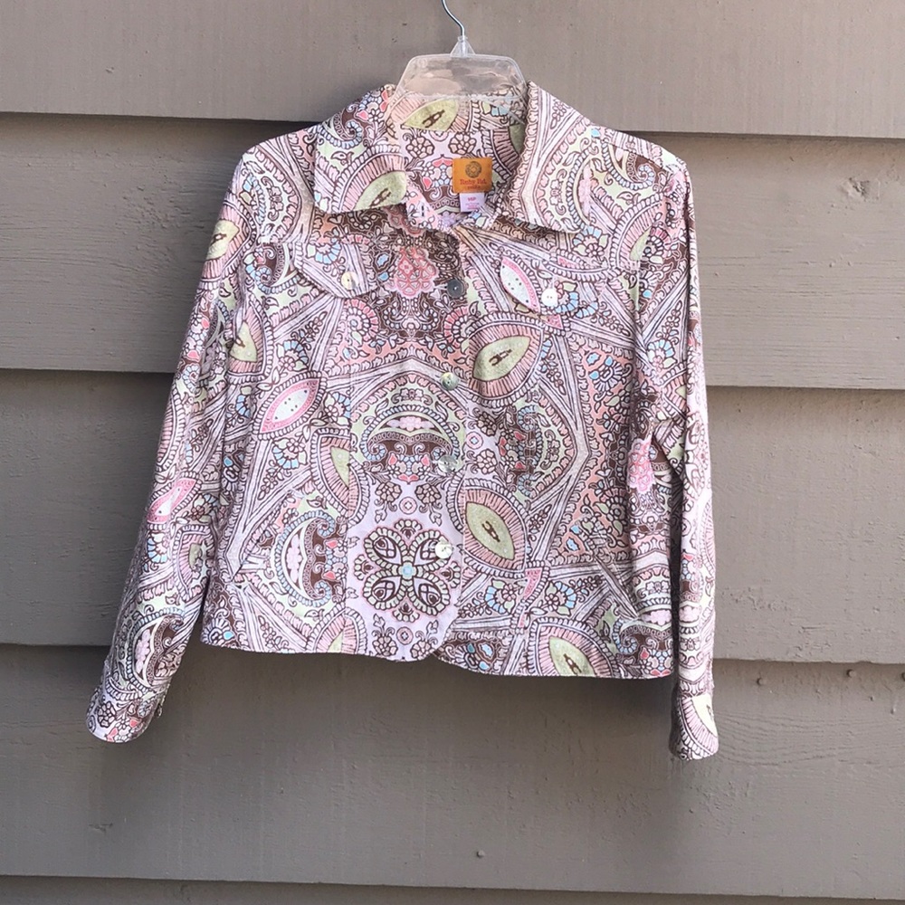 5/$25 Ruby Rd.Petite 14P Jacket Pastels